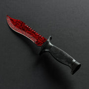 Crimson Web Bowie Knife