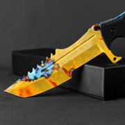Case Hardened Huntsman Knife-Real Video Game Knife Skins-Elemental Knives