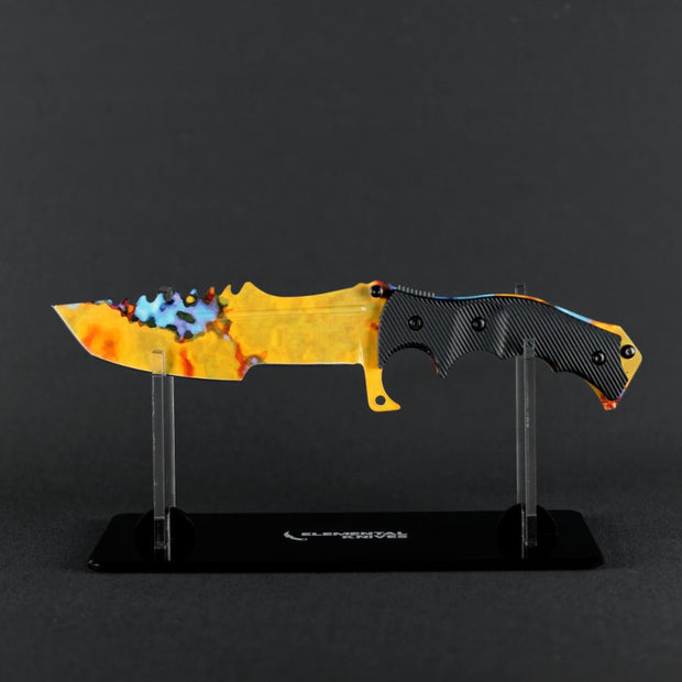 Case Hardened Huntsman Knife-Real Video Game Knife Skins-Elemental Knives