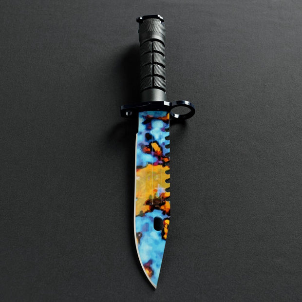 Case Hardened M9 Bayonet-Real Video Game Knife Skins-Elemental Knives