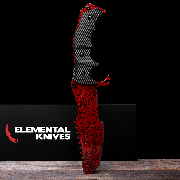 Crimson Web Huntsman Knife